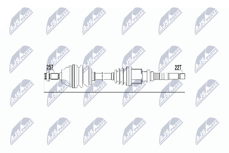Wał napędowy NTY NPW-CT-019
