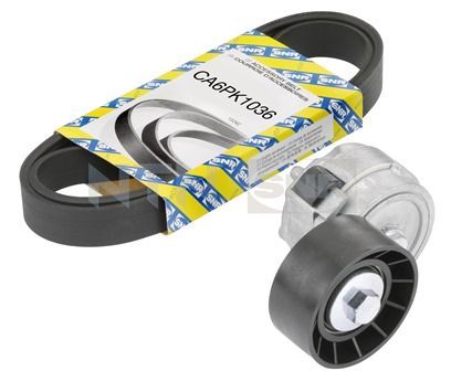 Zestaw paska klinowego wielorowkowego SNR KA858.00