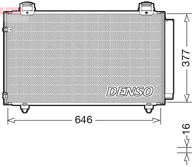 Skraplacz, klimatyzacja Denso DCN50043
