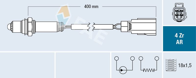 Sonda lambda FAE 75630