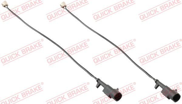 Styk ostrzegawczy, zużycie okładzin hamulcowych QUICK BRAKE WS 0439 A