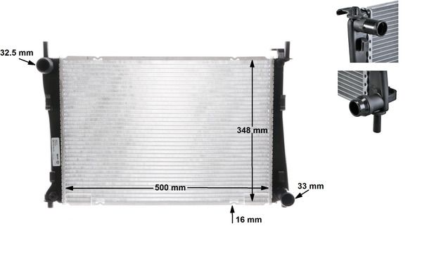 Chłodnica, układ chłodzenia silnika MAHLE CR1355000S