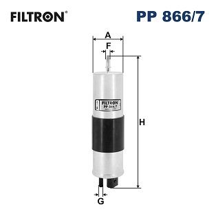 Filtr paliwa FILTRON PP 866/7