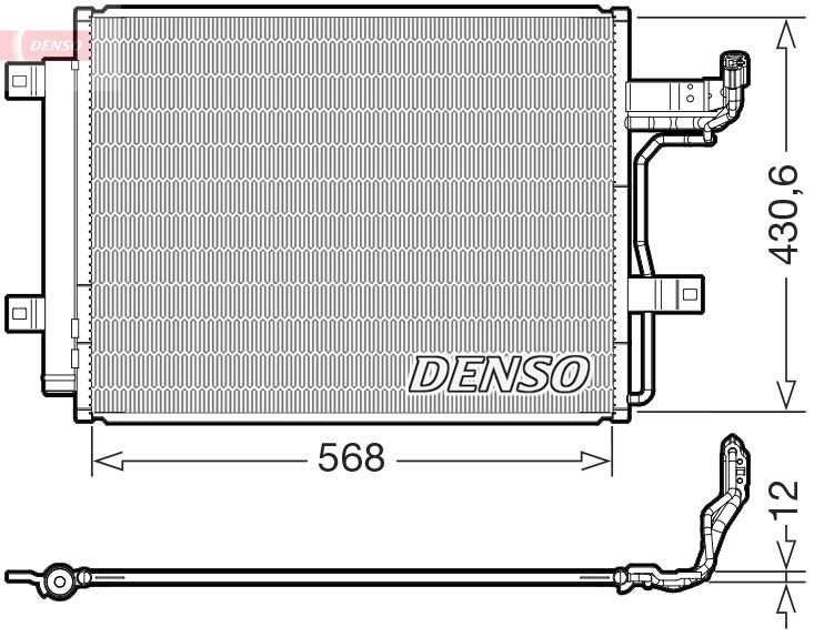 Skraplacz, klimatyzacja Denso DCN44019