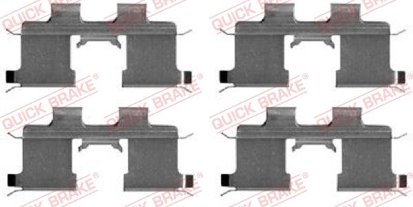 Zestaw akcesoriów, klocki hamulcowe QUICK BRAKE 109-1667