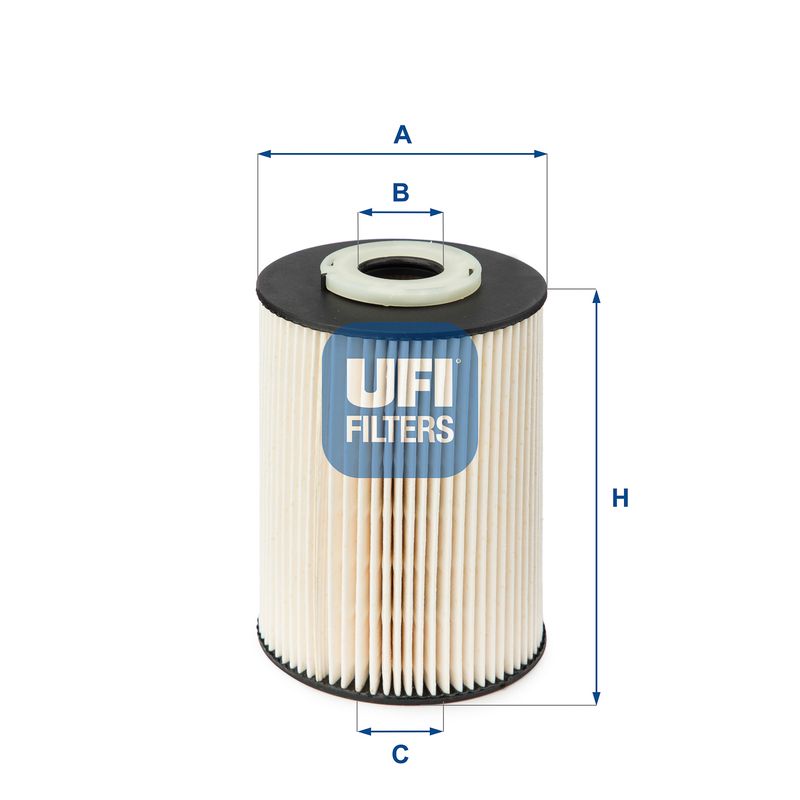 Filtr paliwa UFI 26.020.00
