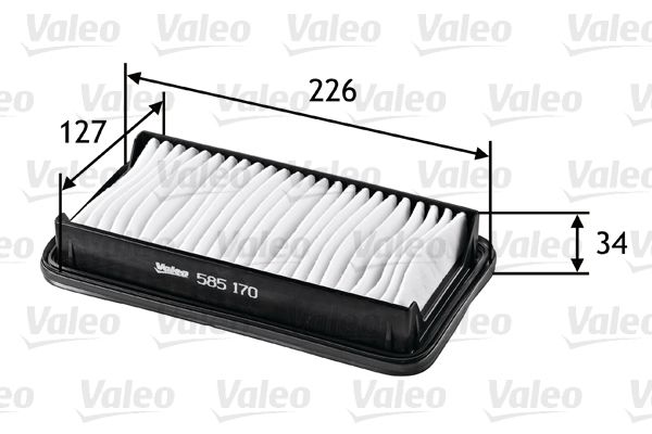 Filtr powietrza VALEO 585170