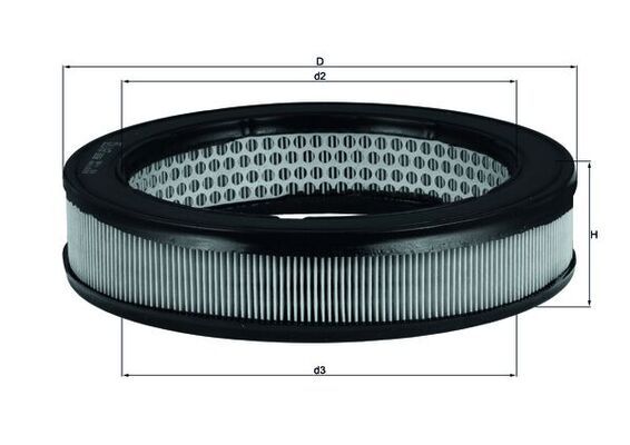 Filtr powietrza MAHLE LX67