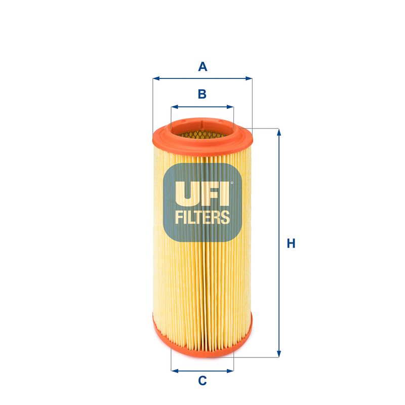 Filtr powietrza UFI 27.257.00
