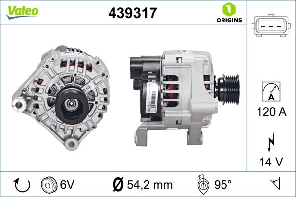 Alternator VALEO 439317