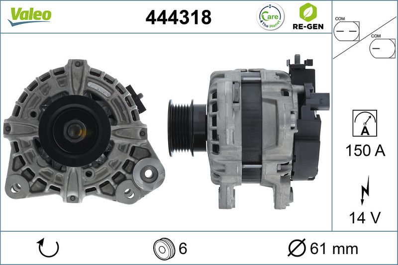 Alternator VALEO 444318