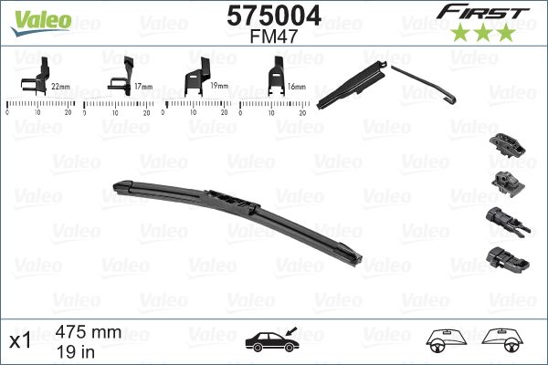 Pióro wycieraczki VALEO 575004