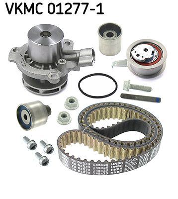 Pompa wody + zestaw paska rozrządu SKF VKMC01277-1