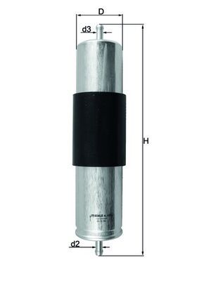 Filtr paliwa MAHLE KL473