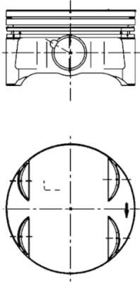 Tłok KOLBENSCHMIDT 40087600