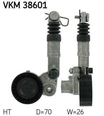 Rolka napinacza, pasek klinowy wielorowkowy SKF VKM 38601