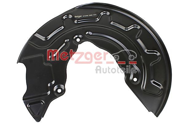 Panel rozbryzgiwujący, tarcza hamulcowa METZGER 6115490