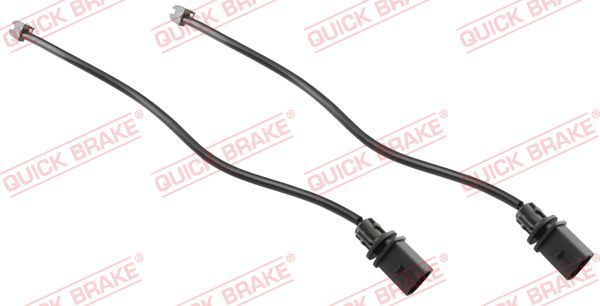Styk ostrzegawczy, zużycie okładzin hamulcowych QUICK BRAKE WS 0400 A