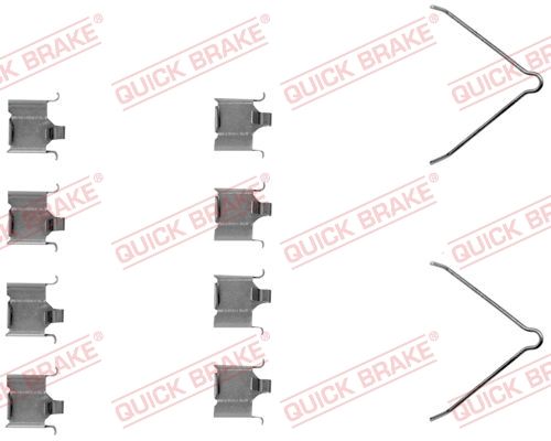 Zestaw akcesoriów, klocki hamulcowe QUICK BRAKE 109-1166
