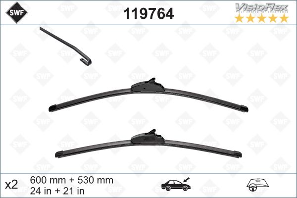 Pióro wycieraczki SWF 119 764