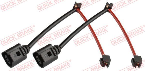 Styk ostrzegawczy, zużycie okładzin hamulcowych QUICK BRAKE WS 0481 A