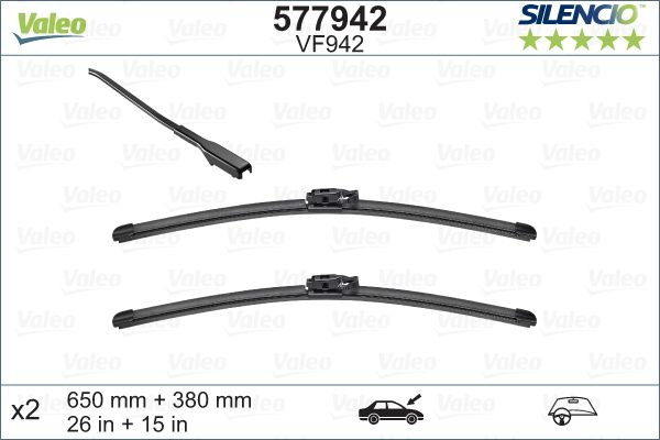 Pióro wycieraczki VALEO 577942