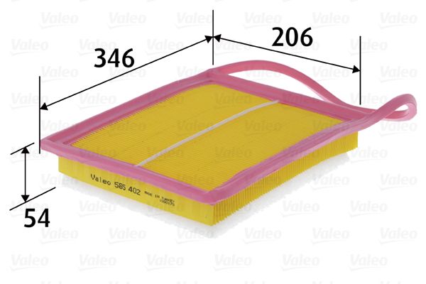 Filtr powietrza VALEO 585402
