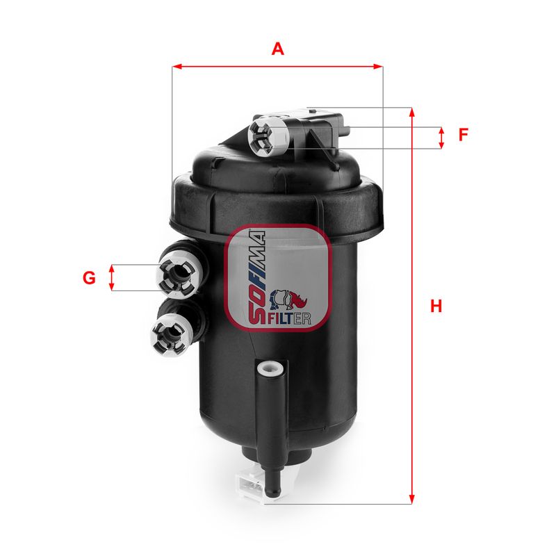 Filtr paliwa SOFIMA S 5127 GC
