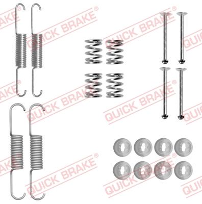 Zestaw akcesoriów, szczęki hamulcowe hamulca postojowego QUICK BRAKE 105-0880