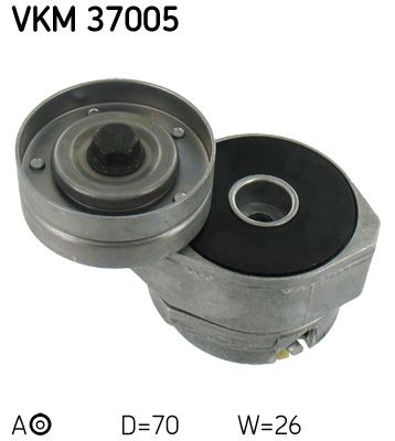Rolka napinacza, pasek klinowy wielorowkowy SKF VKM 37005