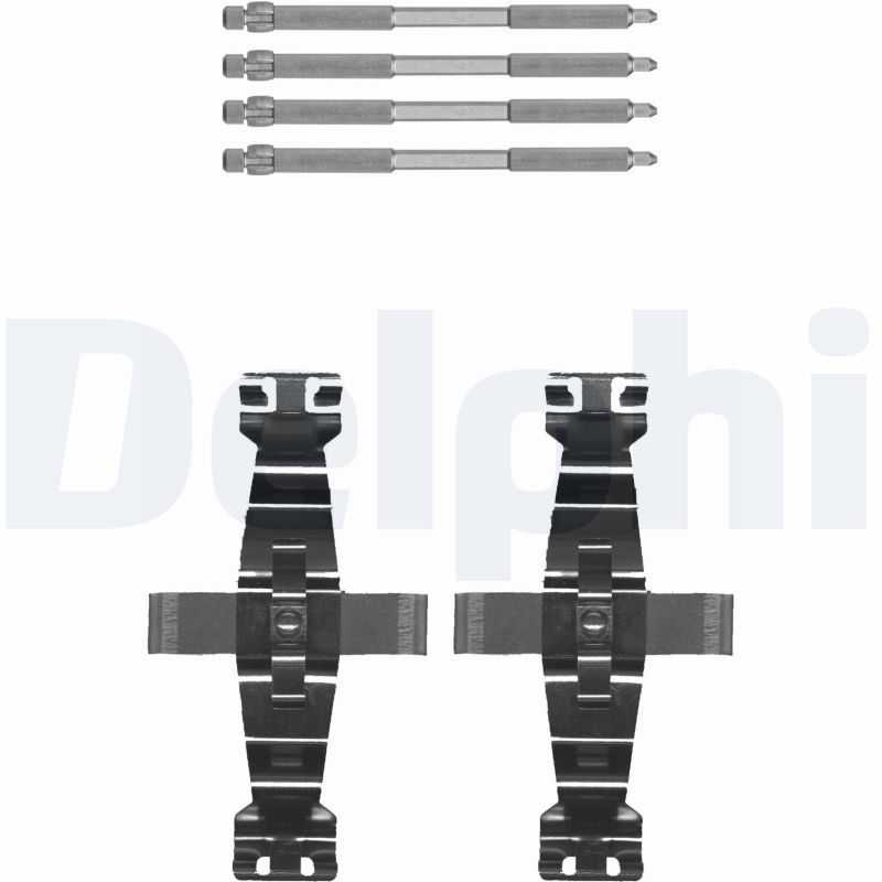 Zestaw akcesoriów, klocki hamulcowe DELPHI LX0674