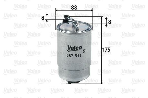 Filtr paliwa VALEO 587511