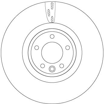 Tarcza hamulcowa TRW df6957s
