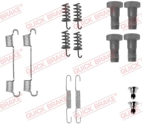 Zestaw akcesoriów, szczęki hamulcowe hamulca postojowego QUICK BRAKE 105-0867