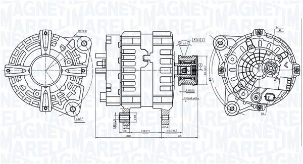 Alternator MAGNETI MARELLI 063736381010