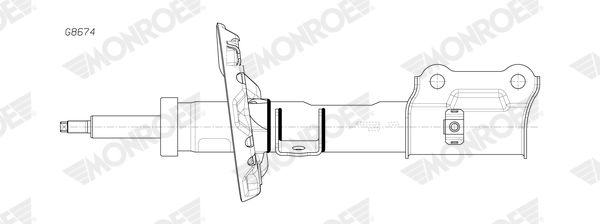 Amortyzator Monroe G8674