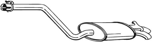 Tłumik końcowy BOSAL 282-333