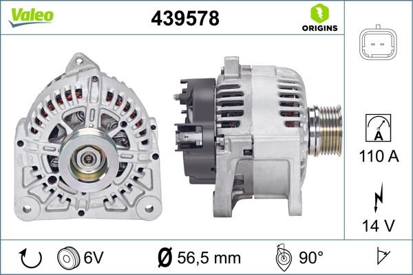 Alternator VALEO 439578
