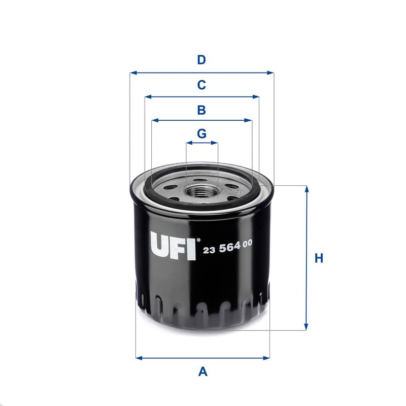 Filtr oleju UFI 23.564.00