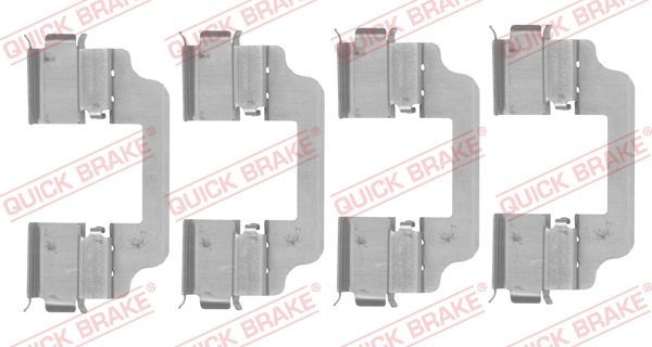 Zestaw akcesoriów, klocki hamulcowe QUICK BRAKE 109-0153