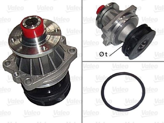 Pompa wody, chłodzenie silnika VALEO 506107