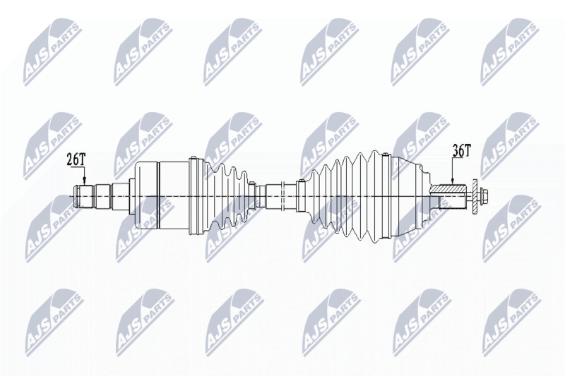 Wał napędowy NTY NPW-VV-131