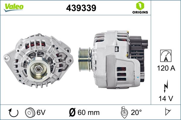 Alternator VALEO 439339