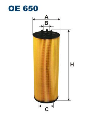 Filtr oleju FILTRON oe 650