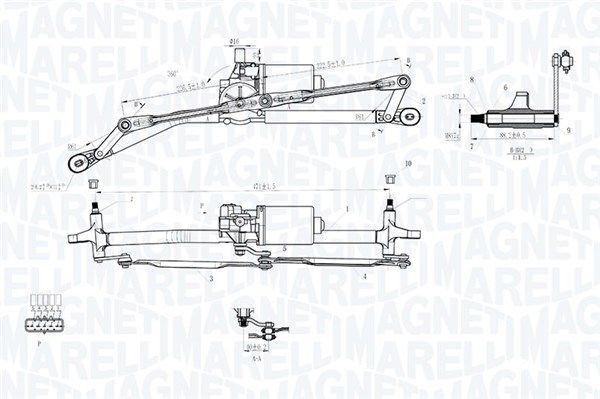 Czyszczenie szyb MAGNETI MARELLI 064012005011