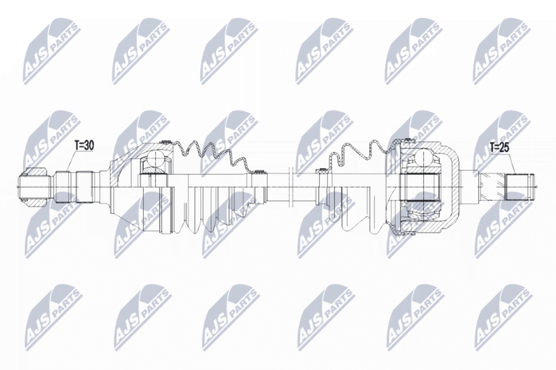 Wał napędowy NTY NPW-PL-073