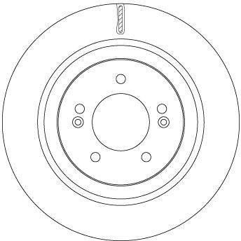 Tarcza hamulcowa TRW DF6959