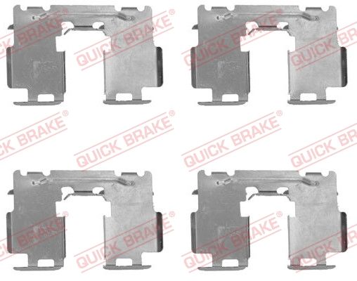 Zestaw akcesoriów, klocki hamulcowe QUICK BRAKE 109-1760
