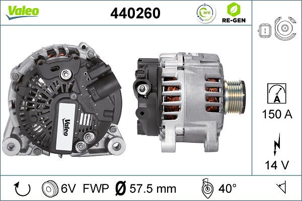 Alternator VALEO 440260