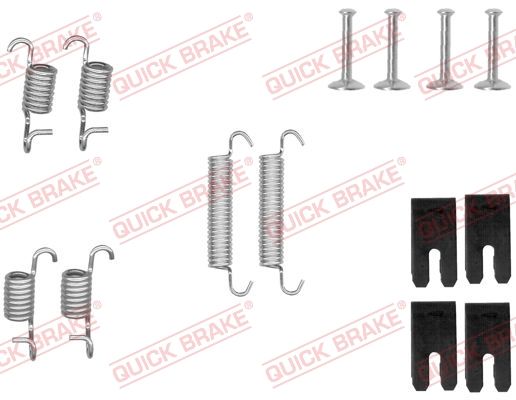 Zestaw akcesoriów, szczęki hamulcowe hamulca postojowego QUICK BRAKE 105-0850